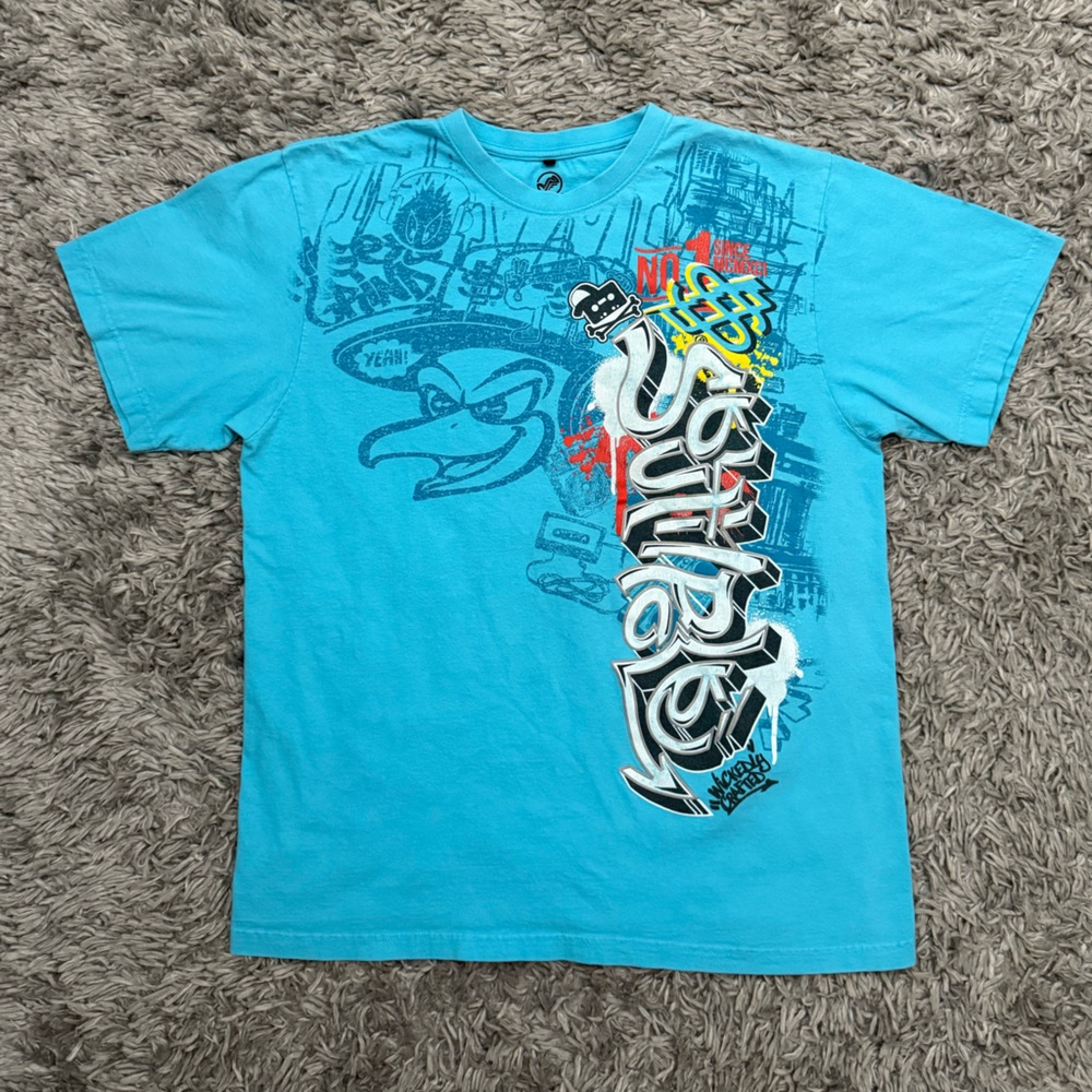 South Pole Light Blue Graphic Tee